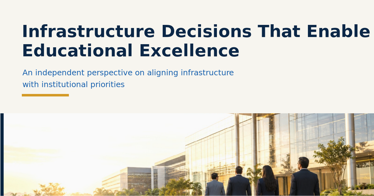 Infrastructure Decisions That Enable Educational Excellence